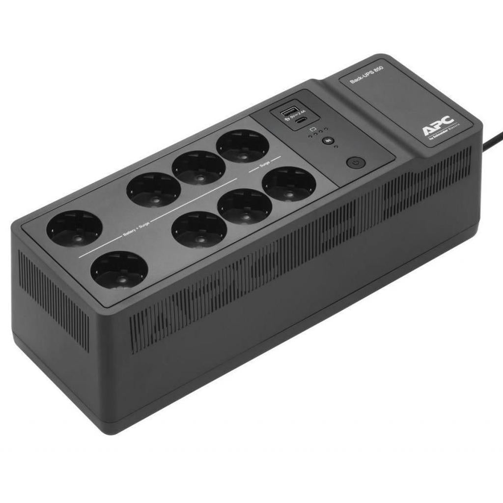 APC Back-UPS BE650G2-GR - USV 8x Schuko - 650VA - 1 USB-Ladegerät - 1 USB-Datenanschluss - Standby (Offline) - 0,65 kVA - 400 W - Sine - 180 V - 226 V