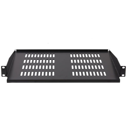 Rockstable 1 HE 19 Zoll Fachboden | perforiert | 380mm tief - RS19-FH18 - 4260714311069