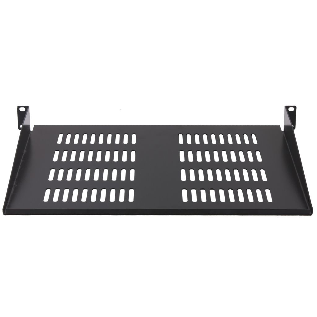 Rockstable 1 HE 19 Zoll Fachboden | perforiert | 380mm tief - Brocon Shop