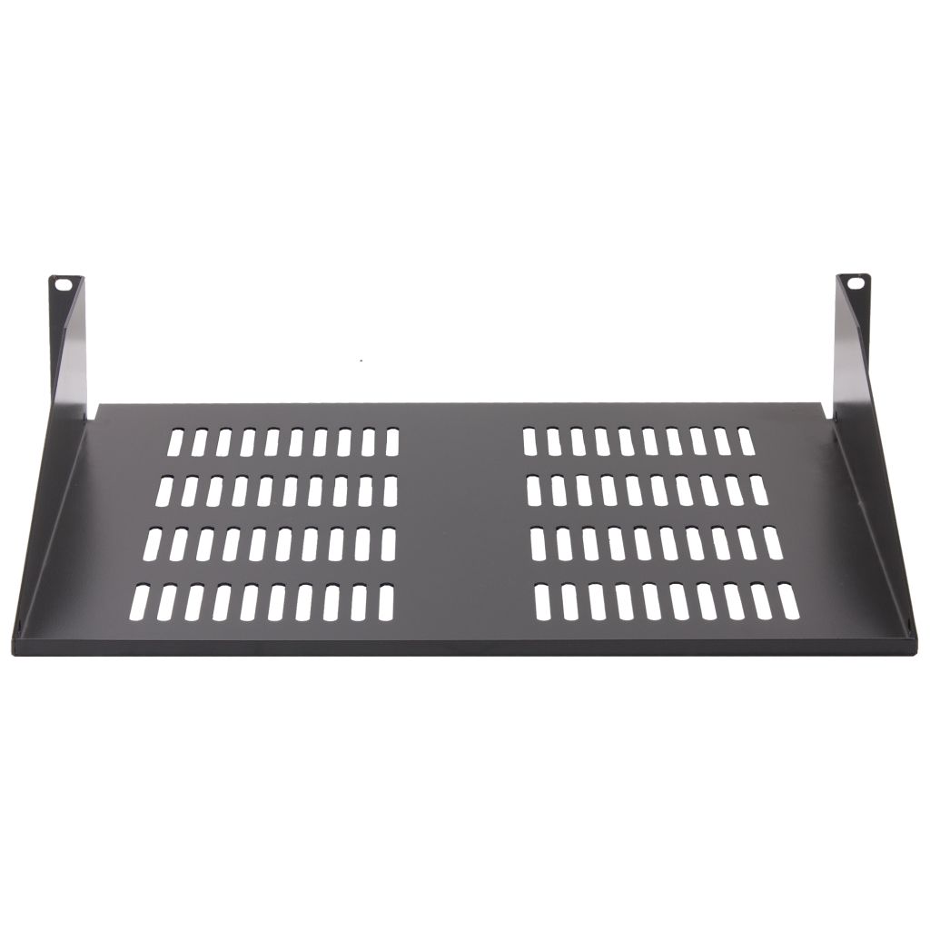 Rockstable 1 HE 19 Zoll Fachboden | perforiert | 380mm tief - Brocon Shop