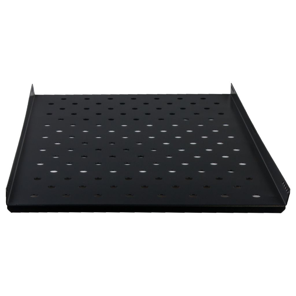 Rockstable 1 HE 19 Zoll Fachboden | perforiert | 855mm tief - Brocon Shop