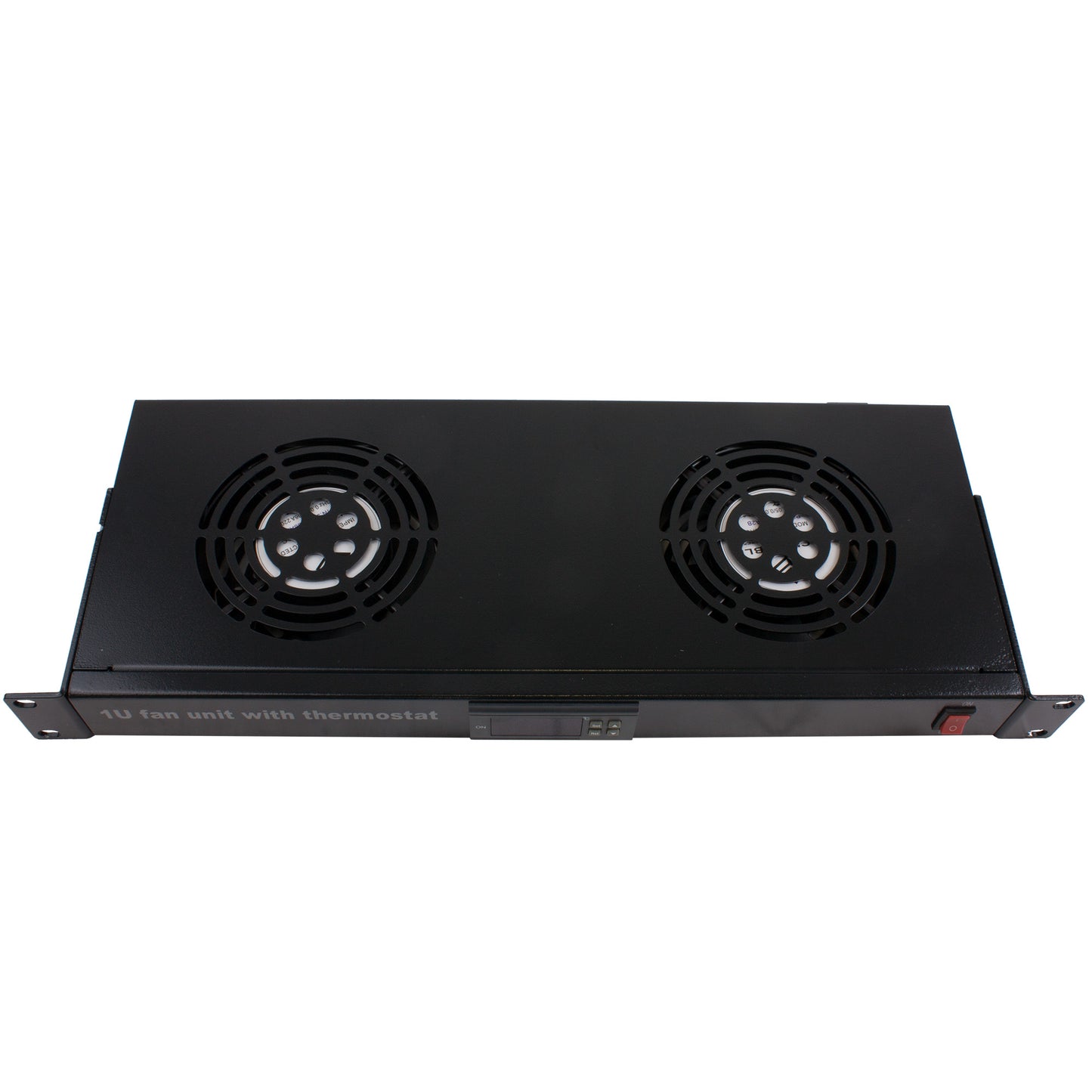 Rockstable 1 HE 19 Zoll Lüftereinheit | 2 Lüfter, Temperaturgesteuert - Brocon Shop