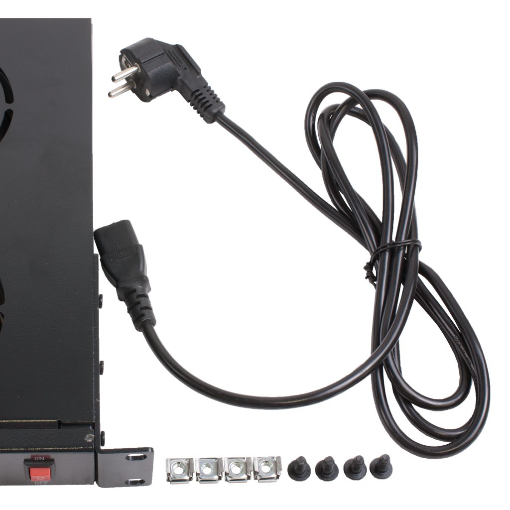 Rockstable 1 HE 19 Zoll Lüftereinheit | 4 Lüfter - RS19-FT1U4 - 4260714311168