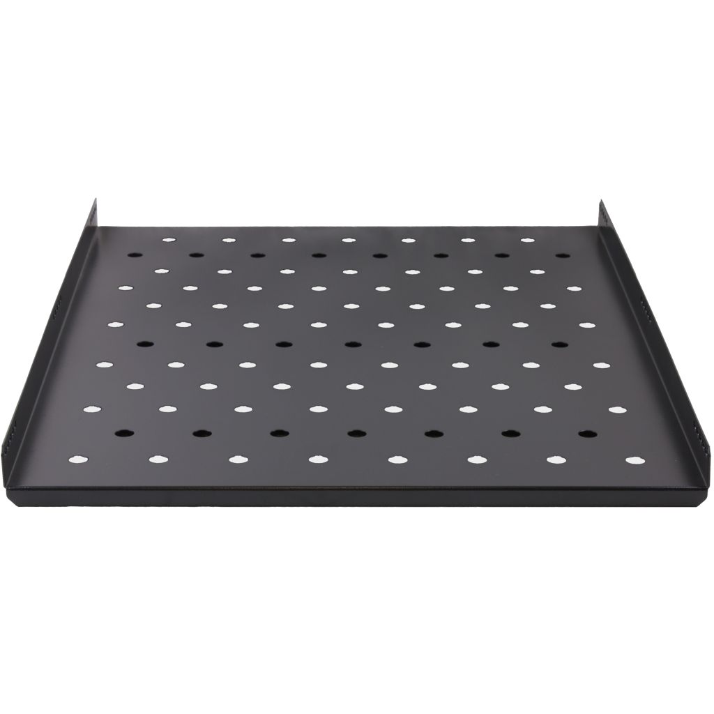 Rockstable 1 HE 19 Zoll Fachboden schwerlast, perforiert | 649mm tief - Brocon Shop