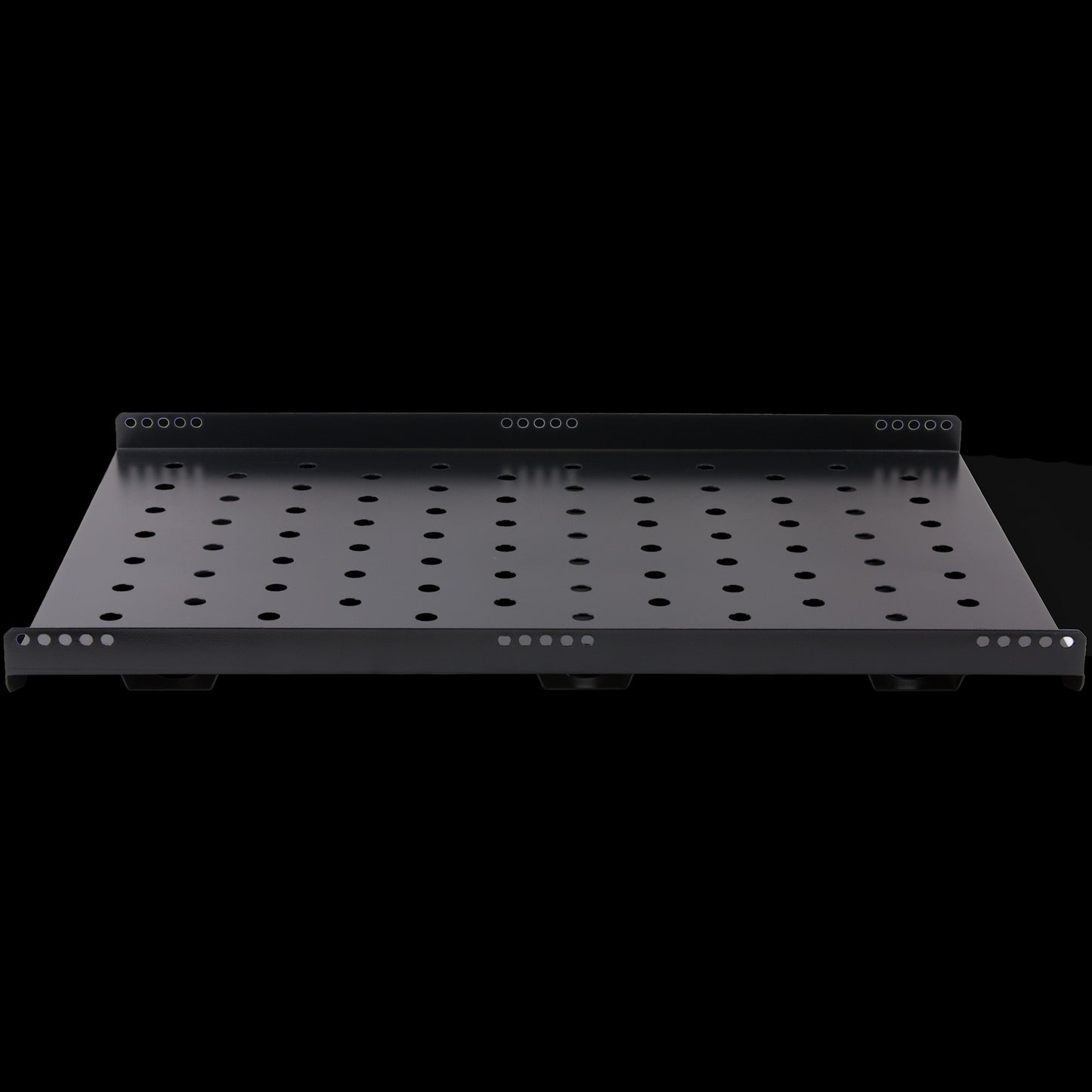 Rockstable 1 HE 19 Zoll Fachboden schwerlast, perforiert | 649mm tief - Brocon Shop