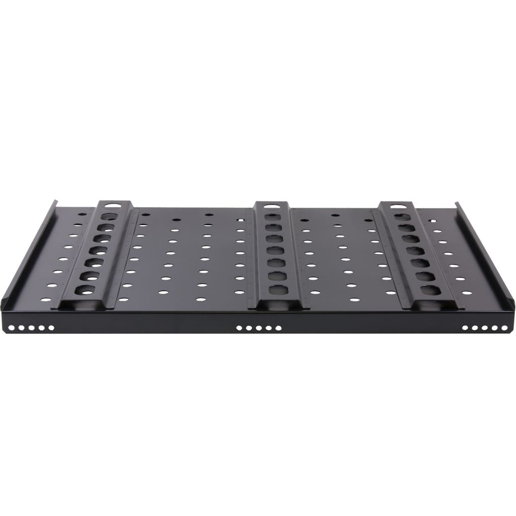Rockstable 1 HE 19 Zoll Fachboden schwerlast, perforiert | 649mm tief - Brocon Shop