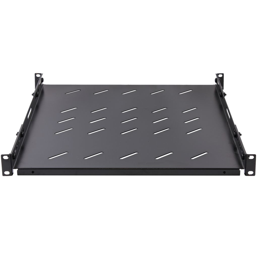 Rockstable 1 HE 19 Zoll Fachboden schwerlast, perforiert | 550mm tief - RS19-SFH78 - 4260714311441