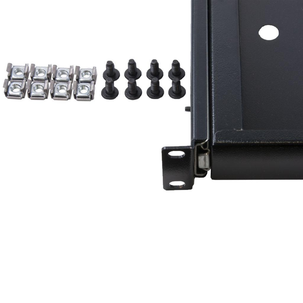 Rockstable 1 HE 19 Zoll Fachboden ausziehbar, perforiert | 365mm tief - RS19-UH66 - 4260714311571