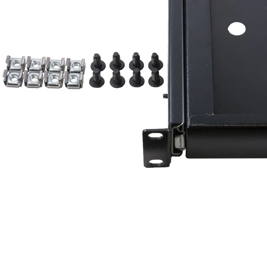 Rockstable 1 HE 19 Zoll Fachboden ausziehbar, perforiert | 365mm tief - RS19-UH66 - 4260714311571