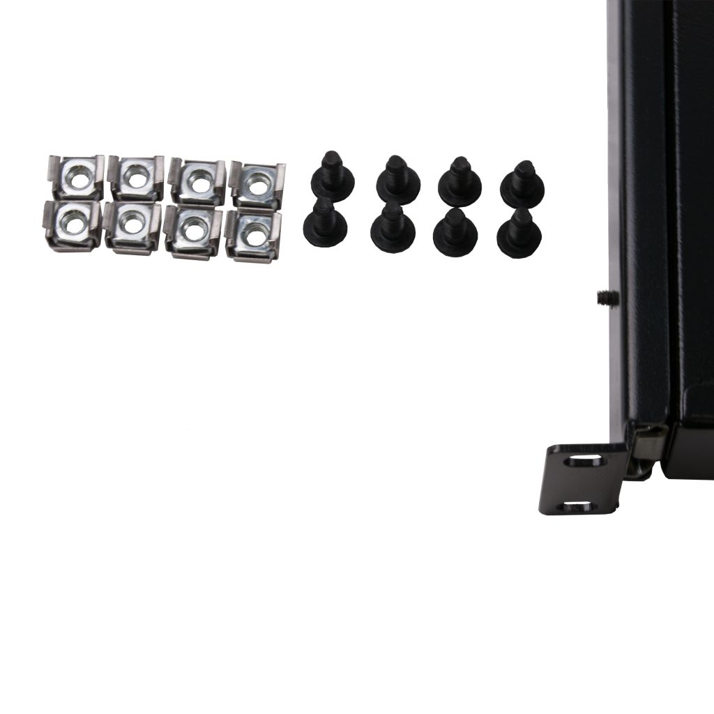 Rockstable 1 HE 19 Zoll Fachboden ausziehbar, perforiert | 565mm tief - RS19-UH68 - 4260714311588