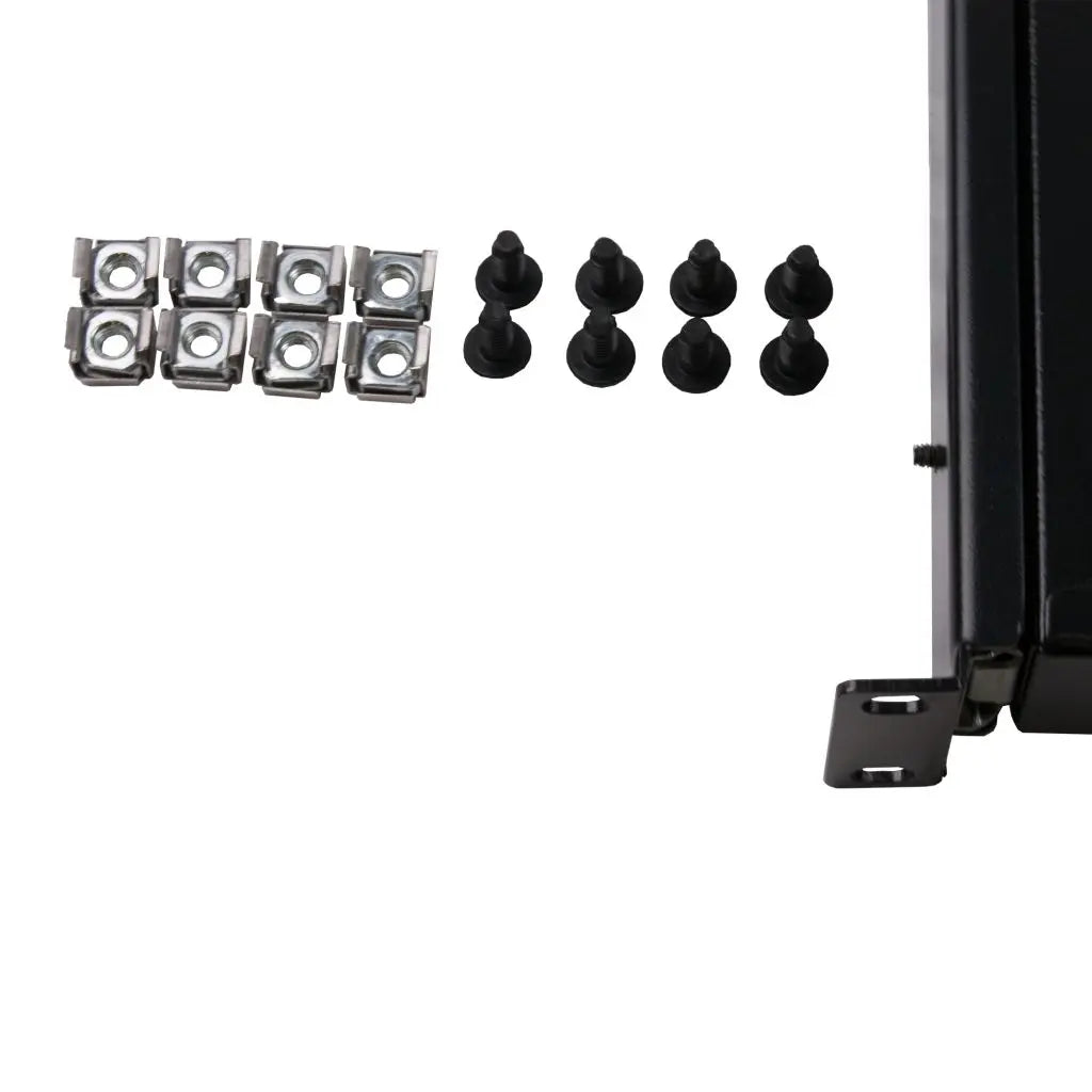 Rockstable 1 HE 19 Zoll Fachboden ausziehbar, perforiert | 565mm tief - RS19-UH68 - 4260714311588