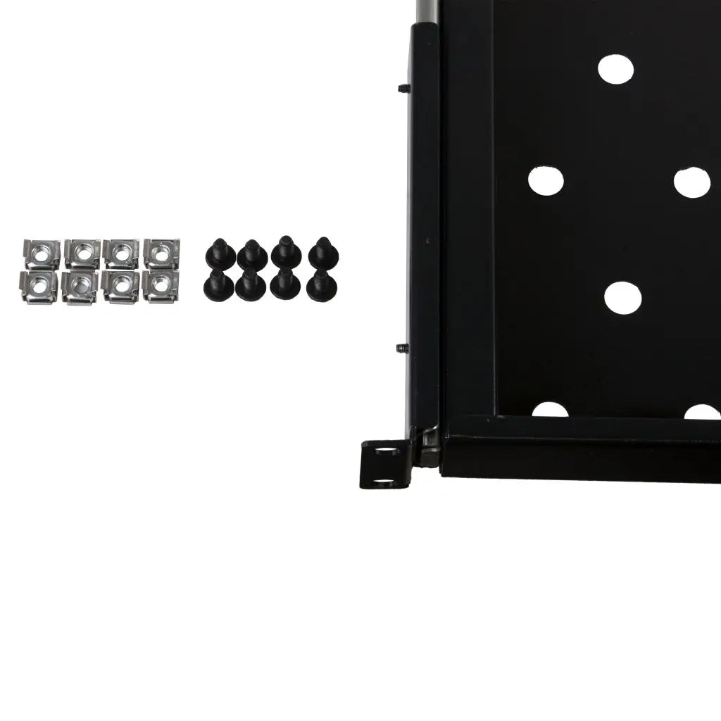 Rockstable 1 HE 19 Zoll Fachboden ausziehbar, perforiert | 740mm tief - RS19-UH69 - 4260714311595