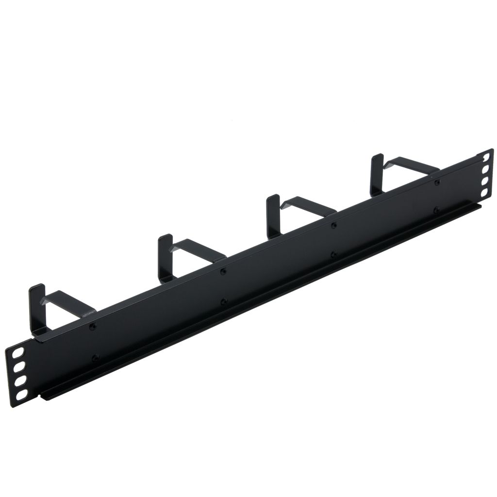 Rockstable 1 HE 19 Zoll Kabelmanagement | 4 Klemmen - RS19-04 - 4260714311731