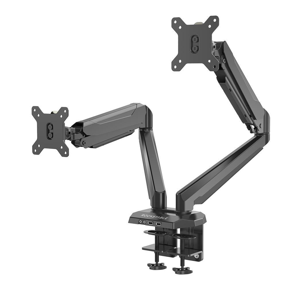 Rockstable Monitorarm | Monitorhalterung Professional, für 13-32 Zoll Flat oder Curved Bildschirme