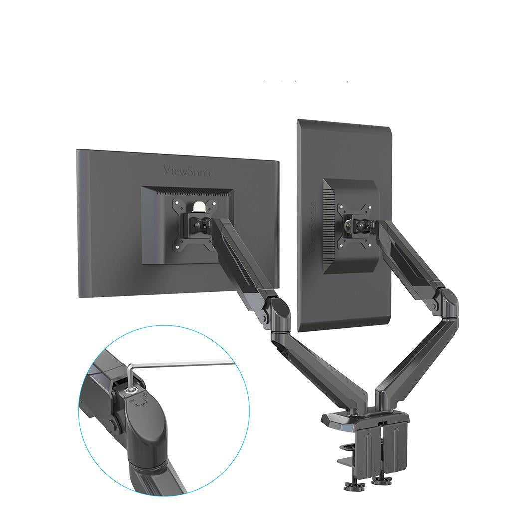Rockstable Monitorarm | Monitorhalterung Professional, für 13-32 Zoll Flat oder Curved Bildschirme