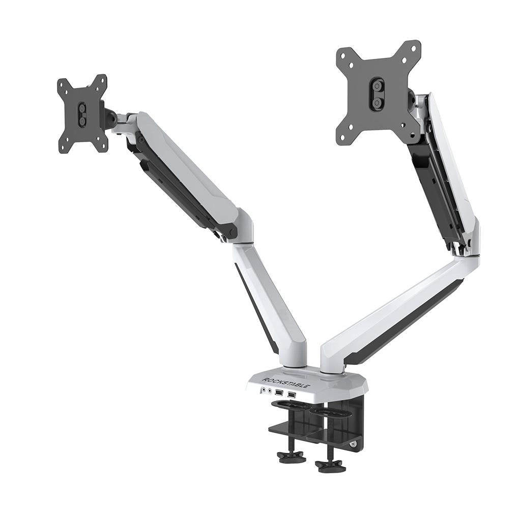 Rockstable Monitorarm | Monitorhalterung Professional, für 13-32 Zoll Flat oder Curved Bildschirme
