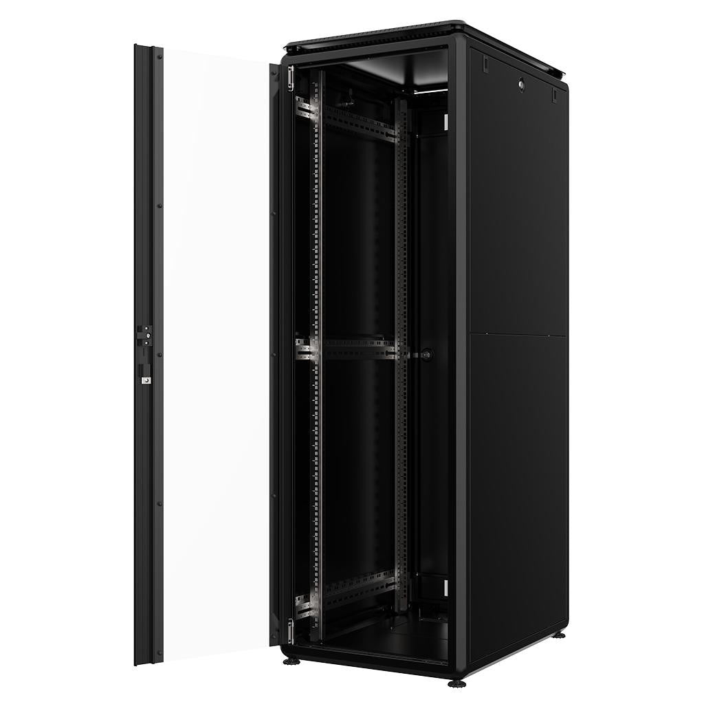 Rockstable 42HE 19 Zoll 600x800x2027mm (BxTxH) Serverschrank | Netzwerkschrank Glastür - Premium Line