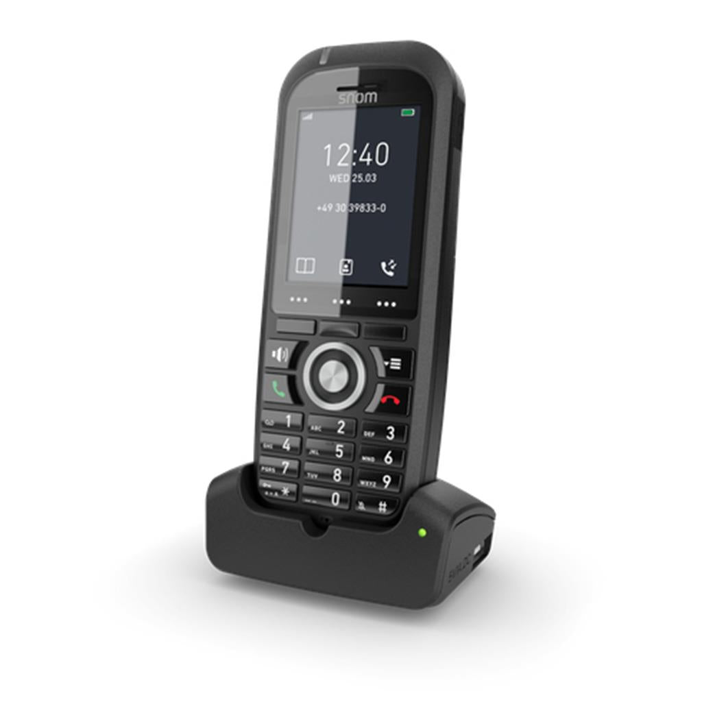 Snom M70 DECT-Telefon-Mobilteil Anrufer-Identifikation Schwarz