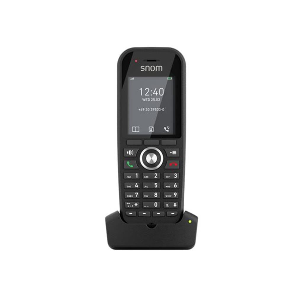 Snom M30 IP DECT Handset EU - DECT-Telefon - Kabelloses Mobilteil - Freisprecheinrichtung - Schwarz