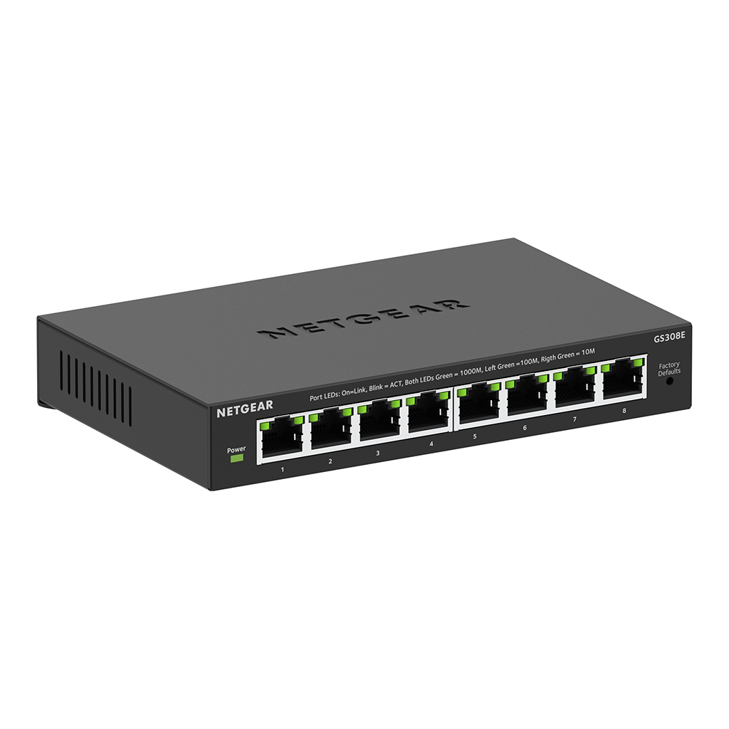 Netgear Plus Switch Gs308E - Switch - 1 Gbps