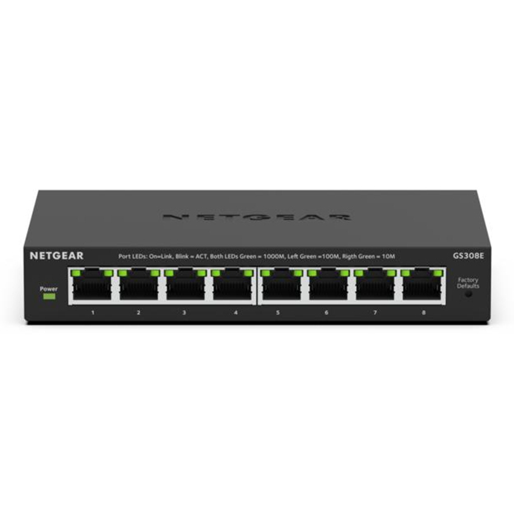 Netgear Plus Switch Gs308E - Switch - 1 Gbps