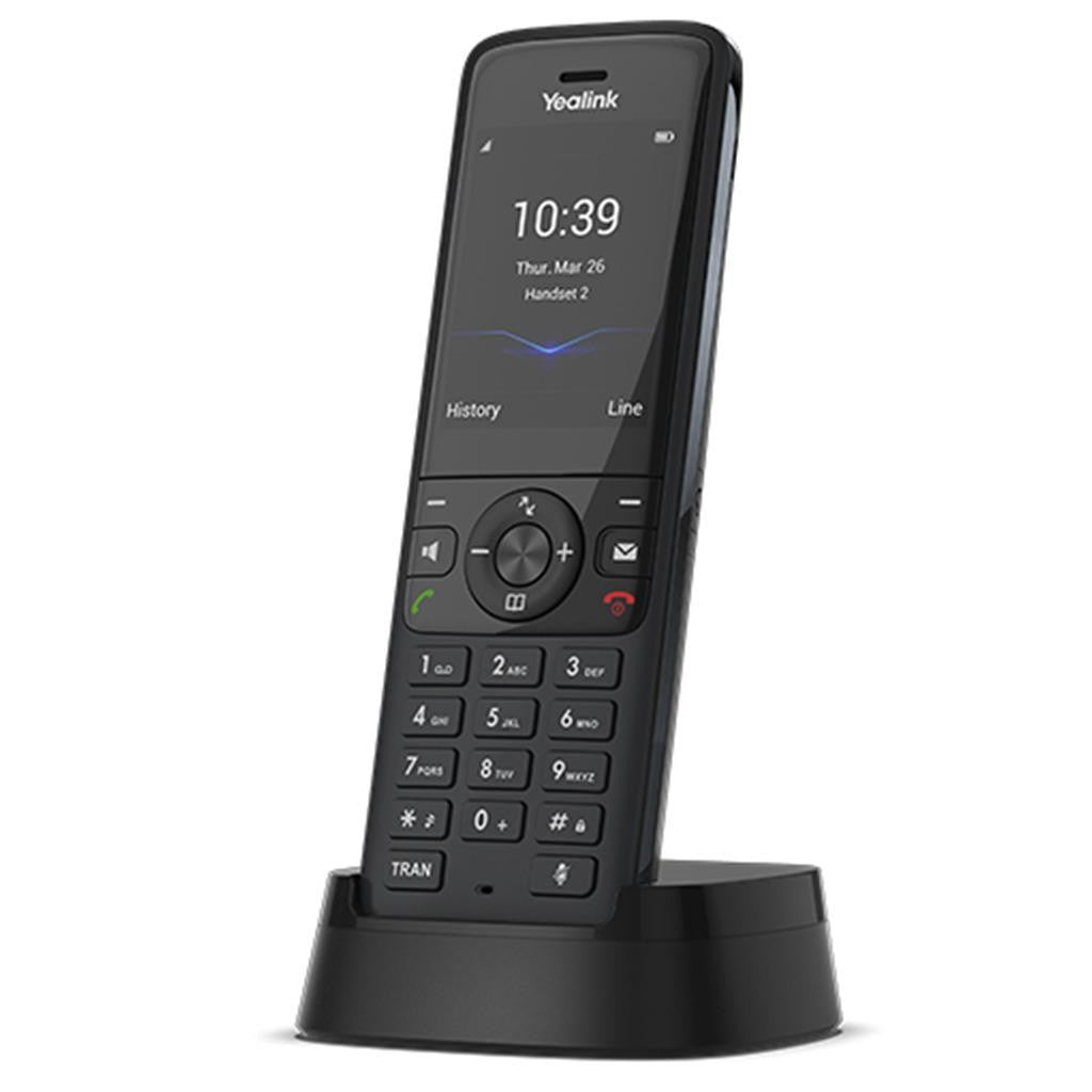 Yealink W78H - IP-Telefon - Schwarz - Kabelloses Mobilteil - Tisch/Bank - 50 m - 300 m