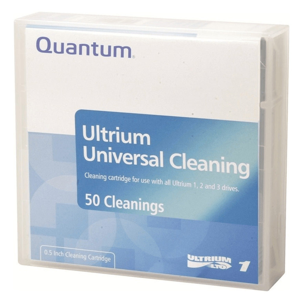 Quantum Ultrium Universal Cleaning cartridge for LTO drives, 0.5 inch, 50 cleanings.
