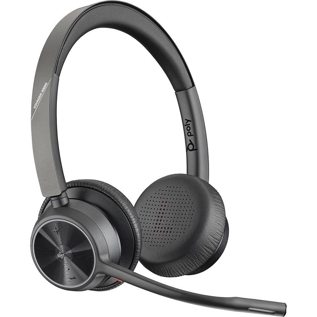 POLY Voyager 4320 USB-A Headset +BT700 Dongle, für Microsoft Teams zertifiziert