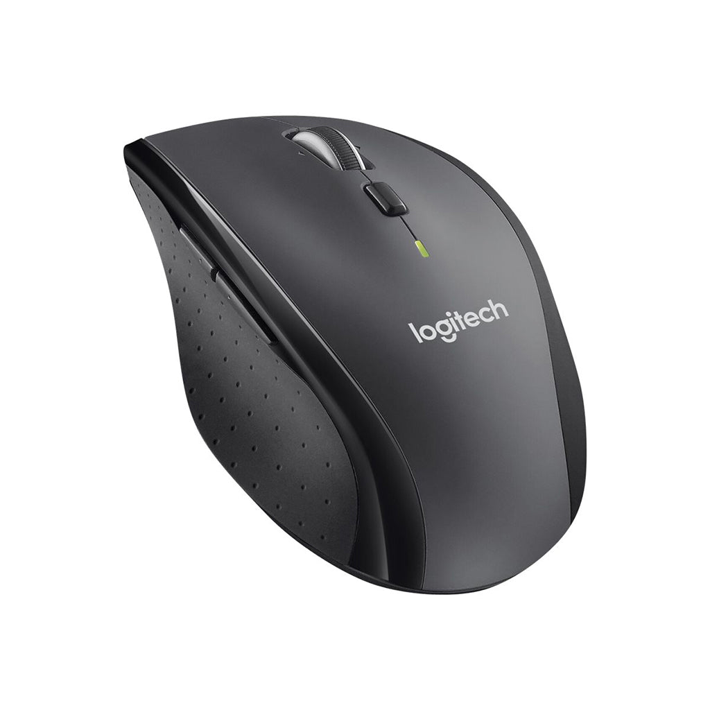 Logitech Maus Marathon M705, ergonomische Funkmaus mit 8 Tasten und 4-Wege-Scrollfunktion.