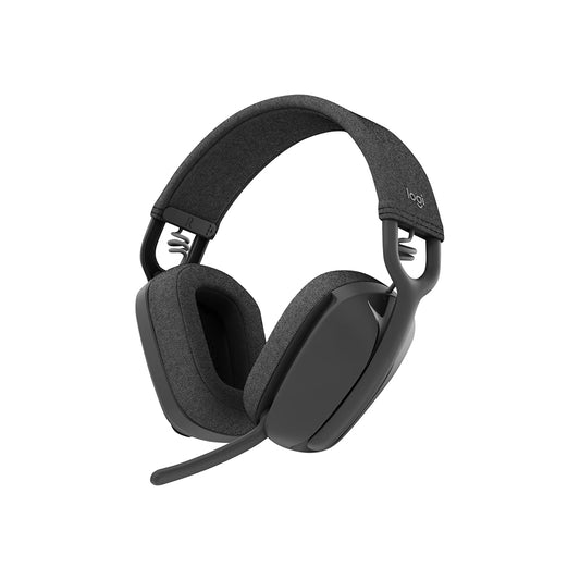 Logitech Headset Zone Vibe 100 Bluetooth headset for PC, Mac, and smartphones with stereo sound and 18-hour battery.