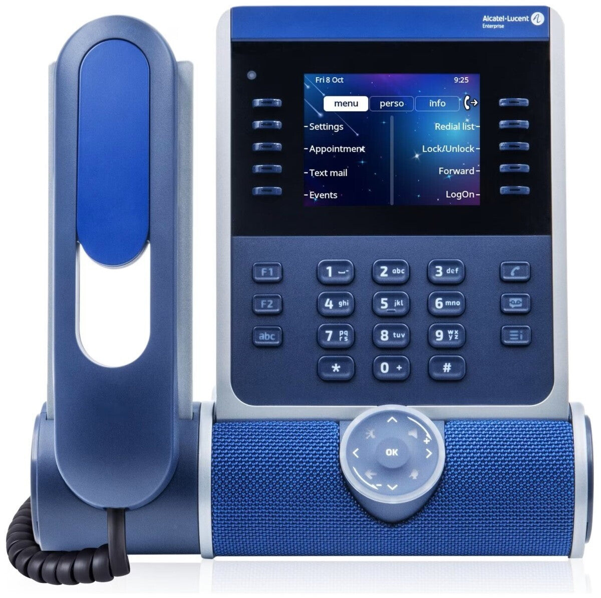 Alcatel Lucent Enterprise ALE-300 - IP-Telefon - Blau - Kabelgebundenes Mobilteil - LCD - 8,89 cm (3.5") - 240 x 320 Pixel