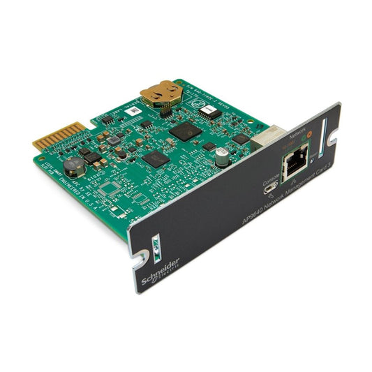 APC USV-Netzwerkmanagement-Karte, interne Netzwerk Erweiterung mit RJ45 Steckerart, Schneider Electric.