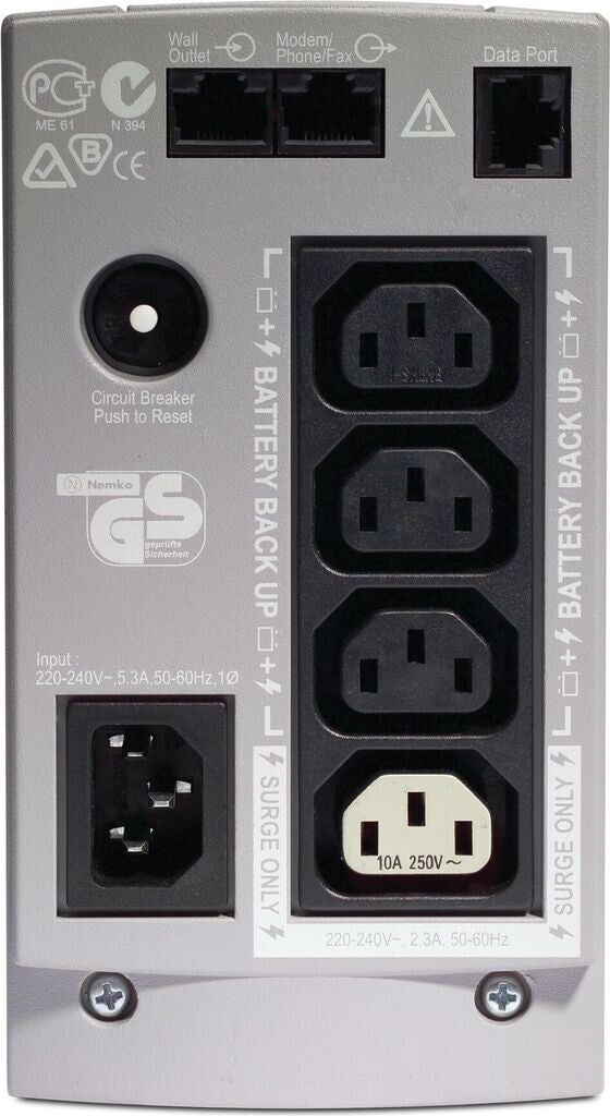 APC Back-UPS CS 350 - (Offline-) USV 350 W Plug-In Modul