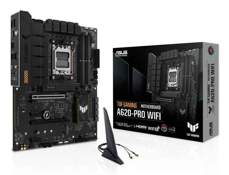 ASUS TUF Gaming A620M-PRO WiFi Moederbord Socket AMD A620