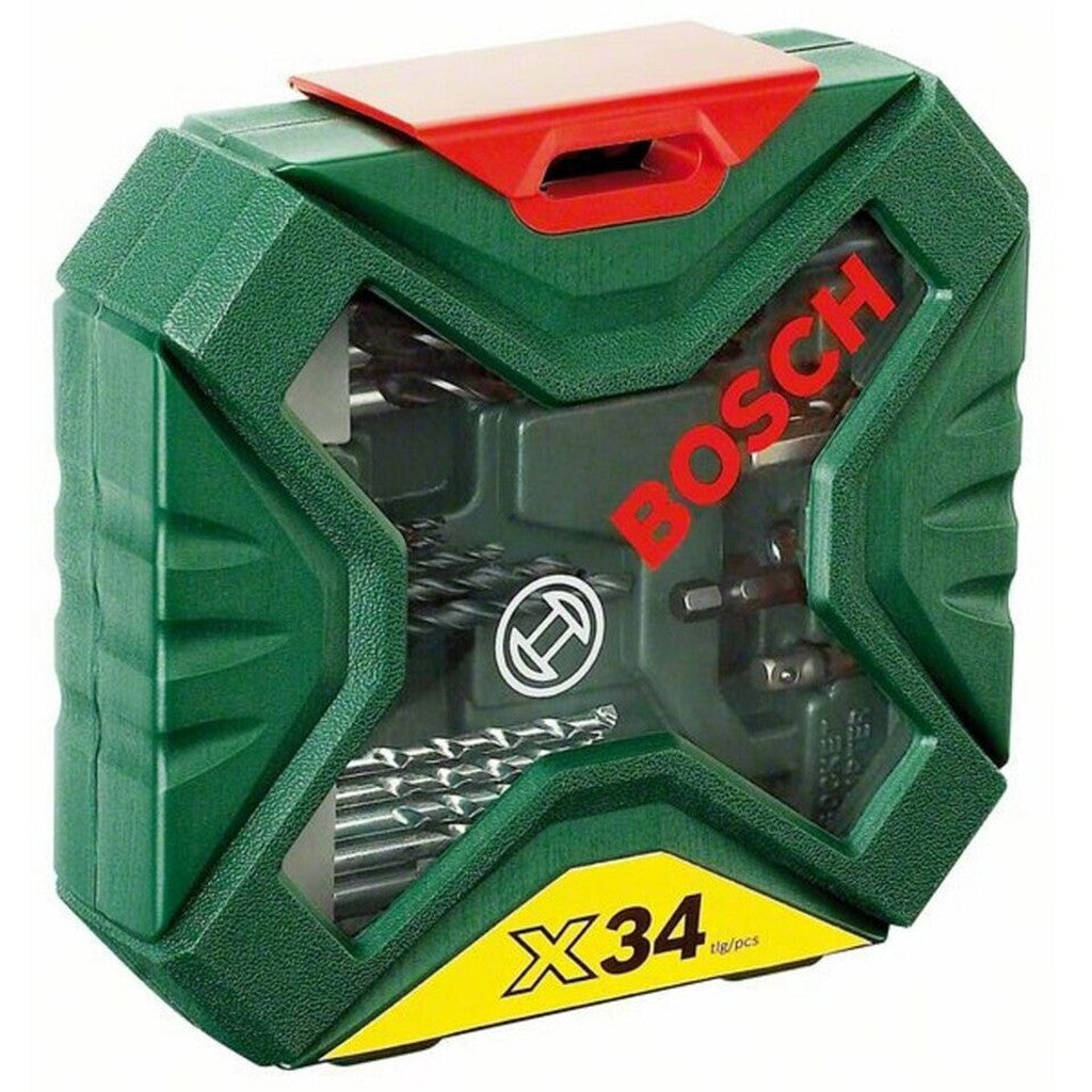 Bosch X-Line Classic - Schraubendreher- und Bohreinsatzset - für Holz, Metall, Mauerwerk
