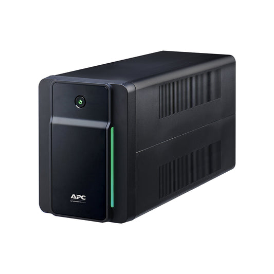APC Tower Back-UPS BX1600 power backup unit with automatic voltage regulation and surge protection.