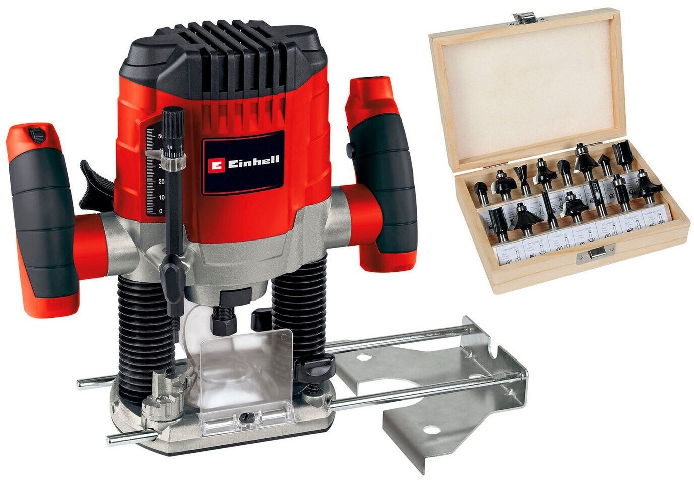 Einhell Oberfräse 4350474 TC-RO 1155 Kit mit Zubehör 1100 W