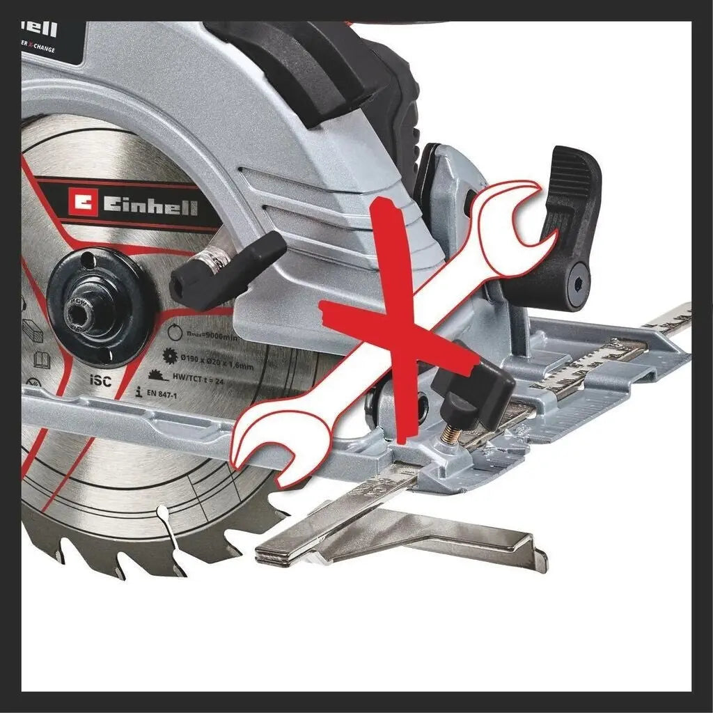 Einhell Professional Accu Handcirkelzaag TP-CS 18/190 Li BL-Solo Power X-Change