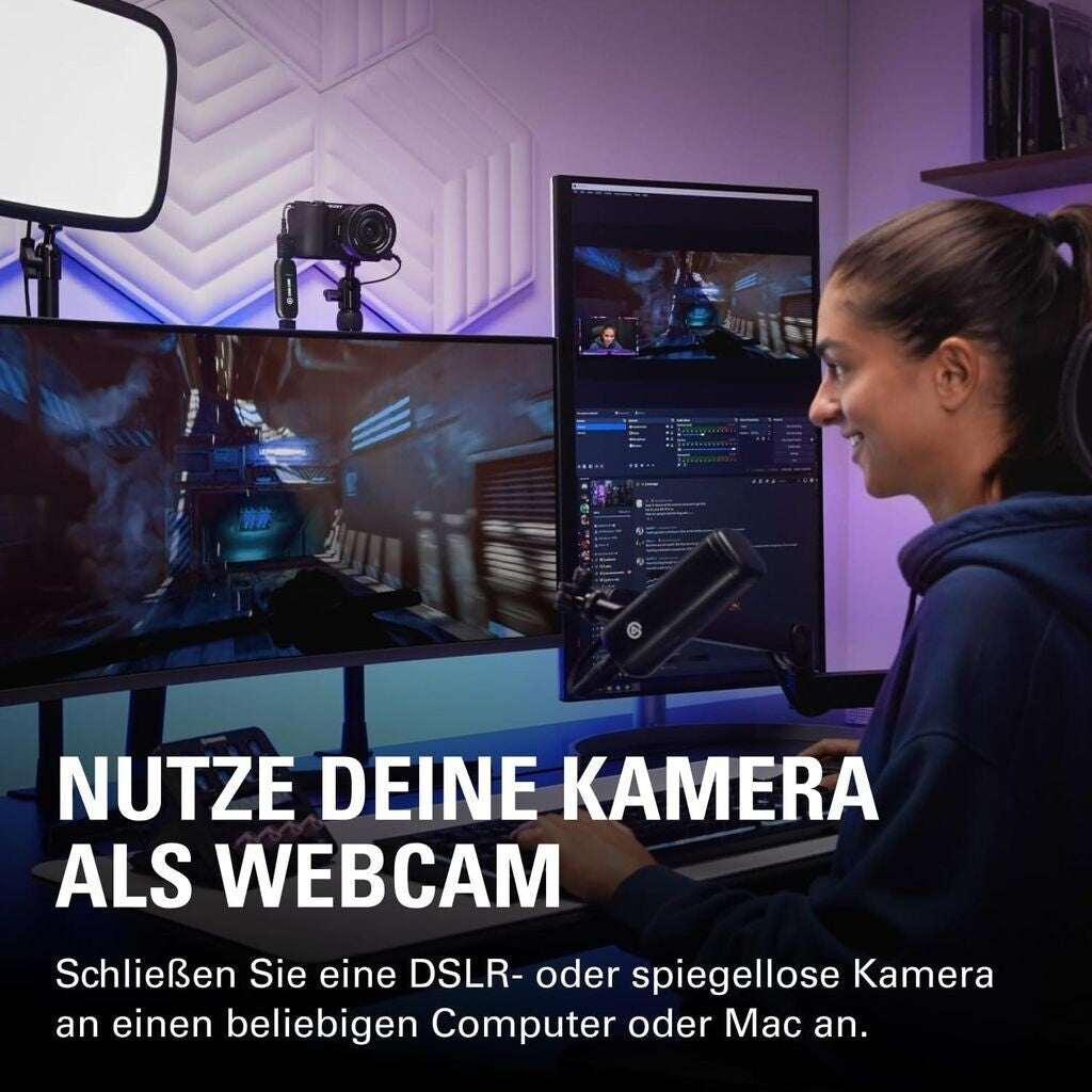 Elgato Cam Link 4K - Schwarz - USB 3.2 Gen 1 (3.1 Gen 1) - HDMI - Digitalkamera - 60 fps - 480p - 576p - 720p - 1080i - 1080p - 2160p
