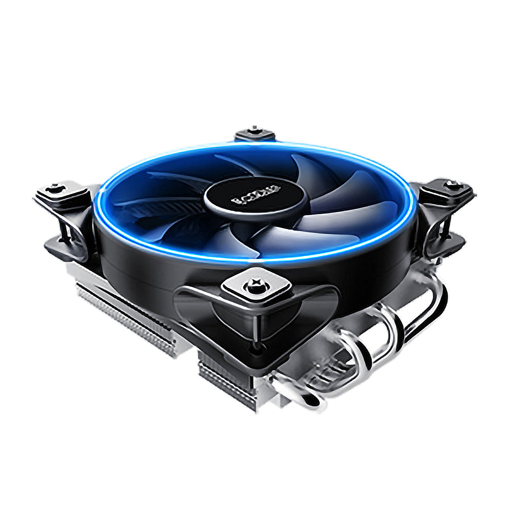PCCOOLER LP CPU Luftkühler - 125W TDP, bis zu 1800 U/min und 65 CFM - Rot/Blau - GI-46UB - 6940526111078