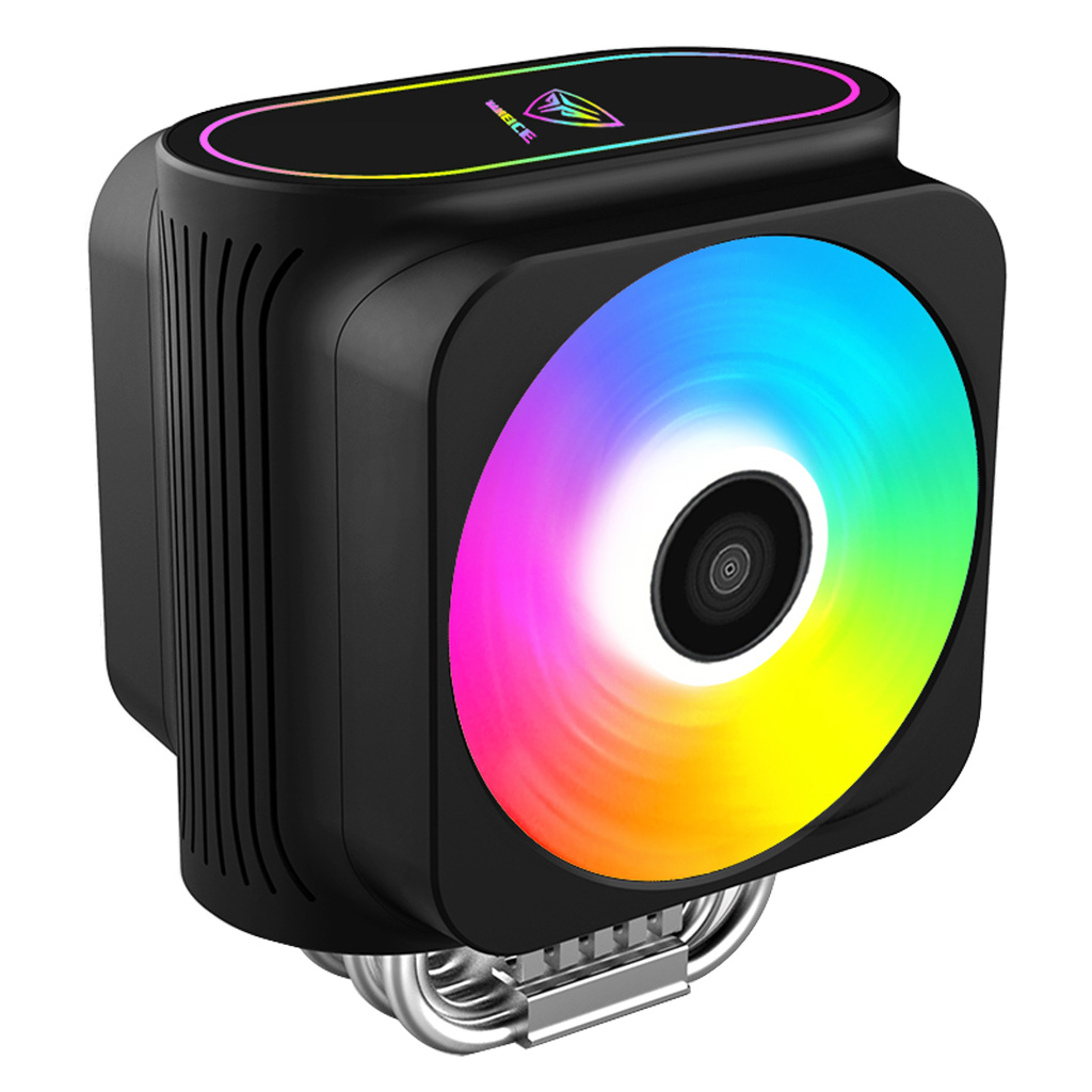 PCCOOLER CPU Luftkühler - 230W TDP, bis zu 2000 U/min und 72 CFM - steuerbare RGB LEDs - GI-D66A - 6940526111139