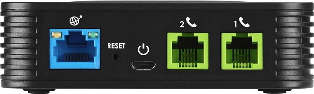 Grandstream Ht802 v2 - VoIP-Telefonadapter - 2 Anschlüsse