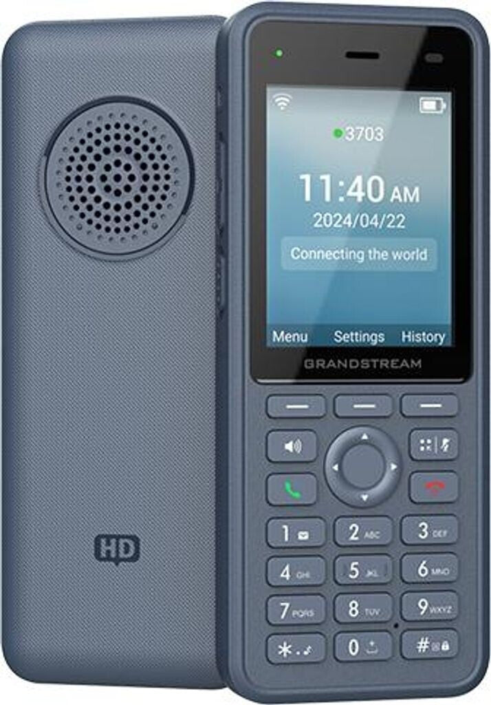Grandstream WP836 Ruggedized WiFi 6 IP Phone IP67 3 SIP Accounts 3 Lines - VoIP-Telefon - Voice-Over-IP