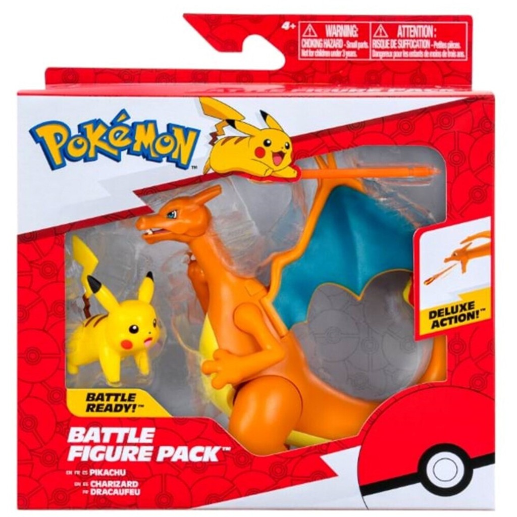 Pokemon - Battle Figure Pack - Glurak & Pikachu