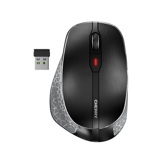 Cherry Maus MW 8C Ergo 6 Tasten ergonomische Funkmaus mit 6 Tasten und USB Empfänger