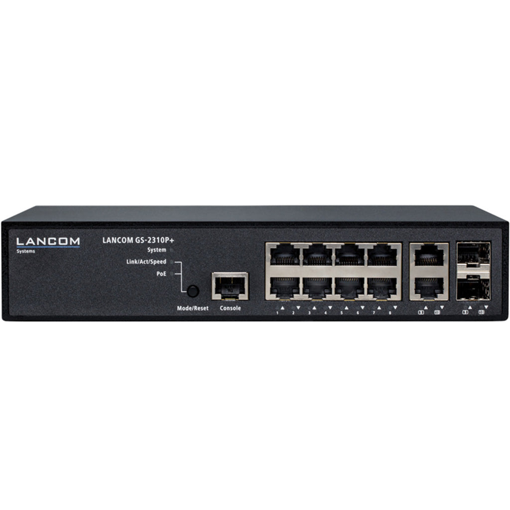 Lancom GS-2310P+ - Switch - managed - 8 x 10/100/1000 (PoE+) - 61440 - 4044144614408