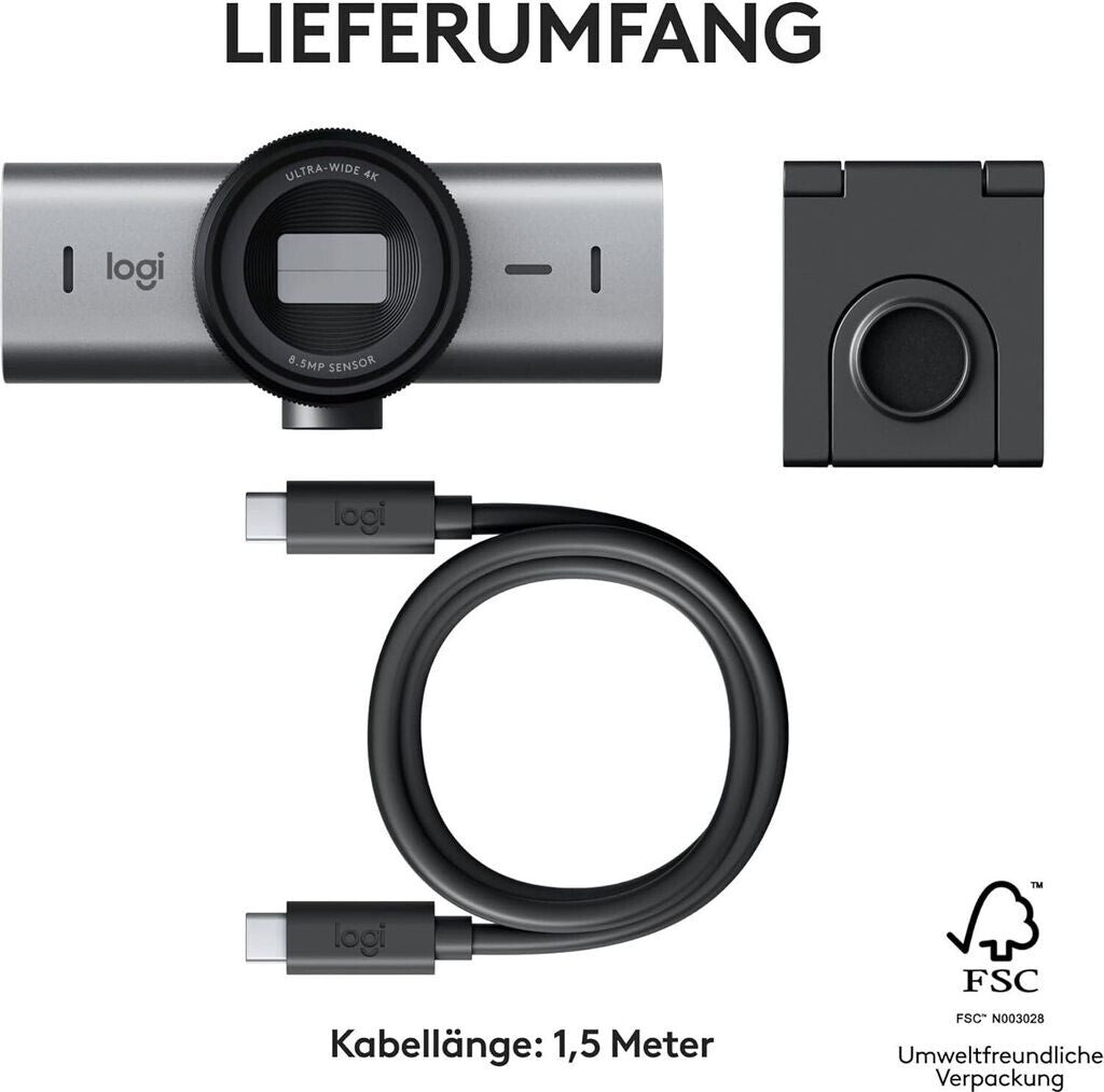 Logitech Master Series MX Brio - Livestream-Kamera - Webcam