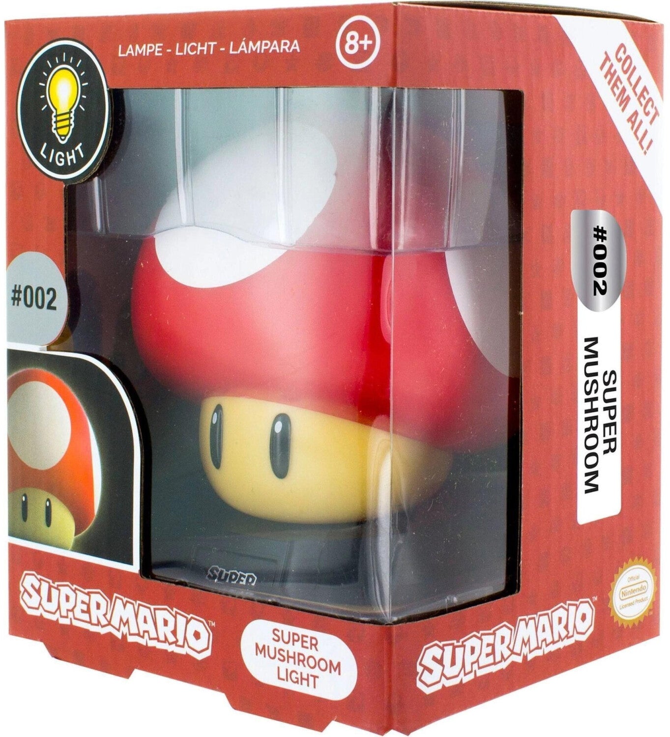 Paladone - Super Mario Pilz Lampe / Mushroom Light