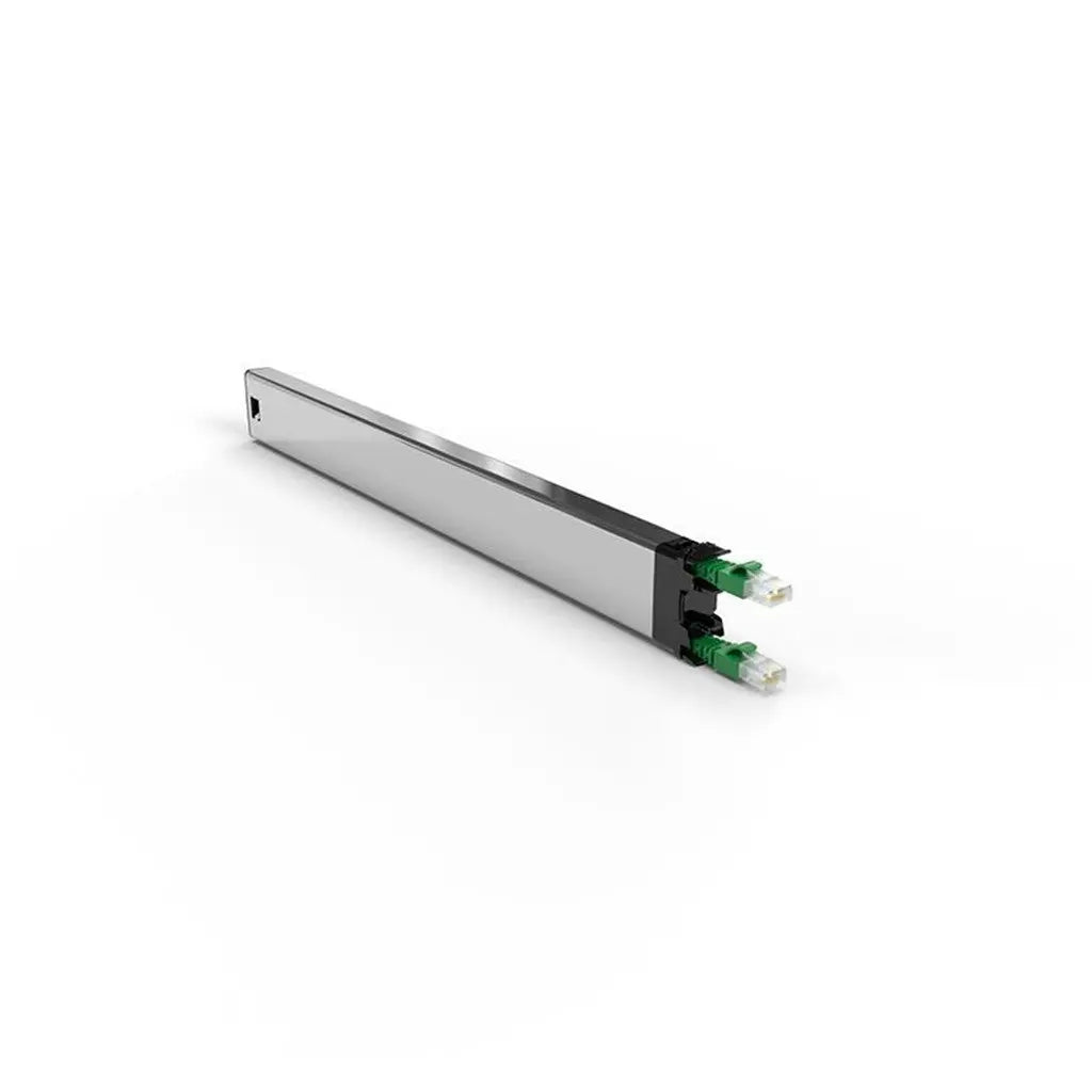 patchbox.one / Kassette / 8RU / STP (geschirmt) / Grün - Netzwerkschrank mit flexiblem Kabelmanagement