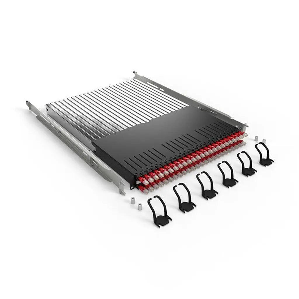 patchbox.one / 30RU / STP (geschirmt) / Rot - Kabelmanagement-System für Netzwerkschränke
